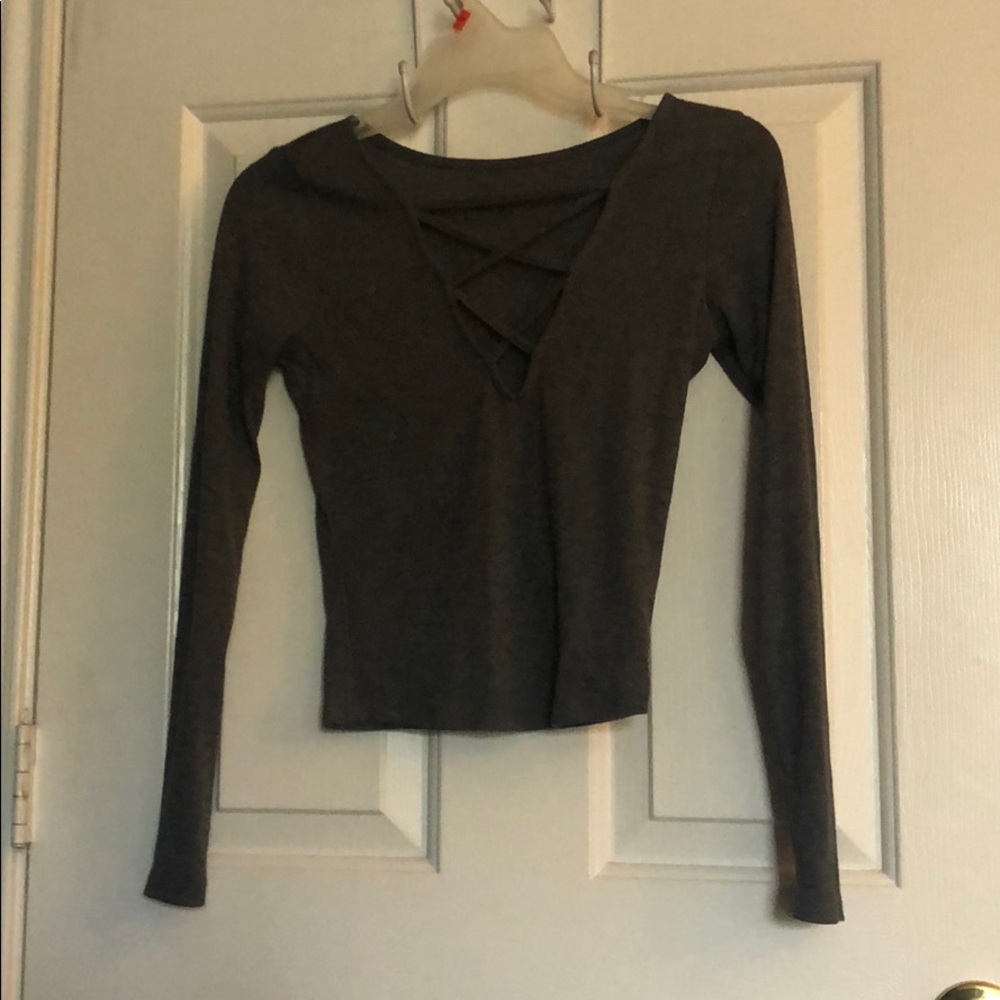 Gray top